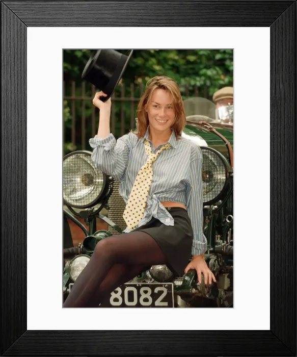 Framed Print : Tara Palmer Tomkinson - model and socialite and god daughter of Prince Charles Framed Print : Tara Palmer Tomkinson - model and socialite and god daughter of Prince Charles