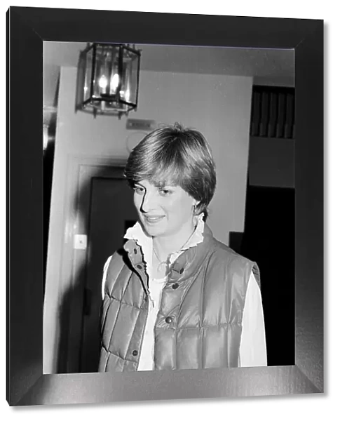 Lady Diana Spencer, pictured at her London flat in September 1980