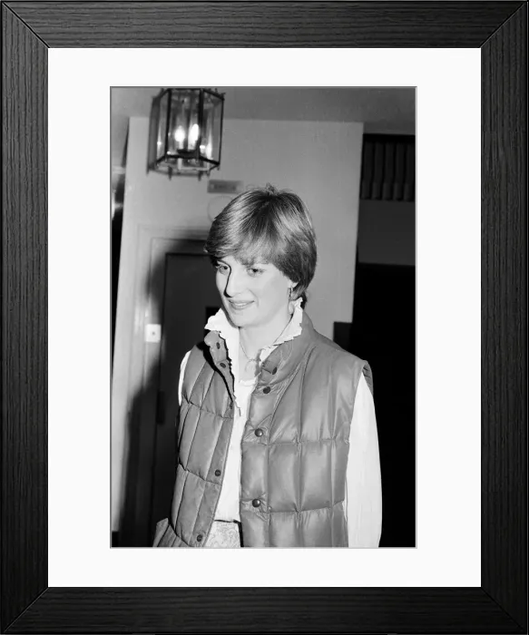 Framed Print : Lady Diana Spencer, pictured at her London flat in September 1980