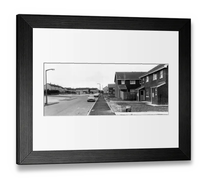Framed Print : Apprentice houses on the Gurnos Estate, Merthyr Framed Print : Apprentice houses on the Gurnos Estate, Merthyr
