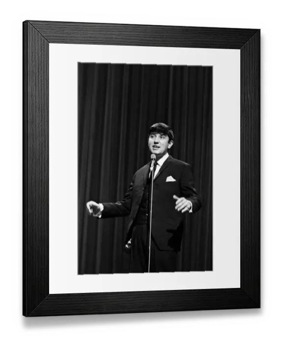 Framed Print : Comedian Jimmy Tarbuck rehearsing. 27th October 1963 Framed Print : Comedian Jimmy Tarbuck rehearsing. 27th October 1963