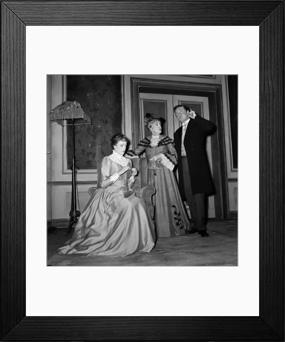 Framed Print : The Old Vic Company play What Every Woman Knows Framed Print : The Old Vic Company play What Every Woman Knows