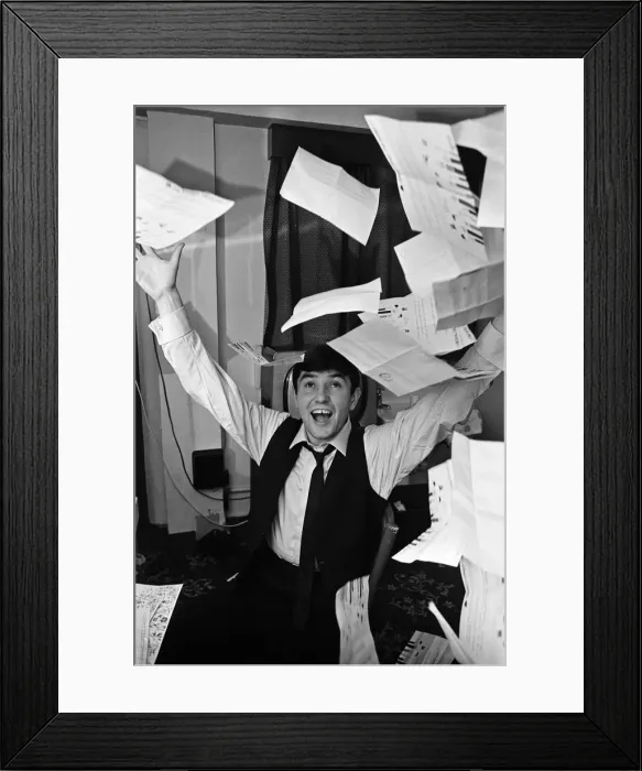 Framed Print : Comedian Jimmy Tarbuck rehearsing. 27th October 1963 Framed Print : Comedian Jimmy Tarbuck rehearsing. 27th October 1963