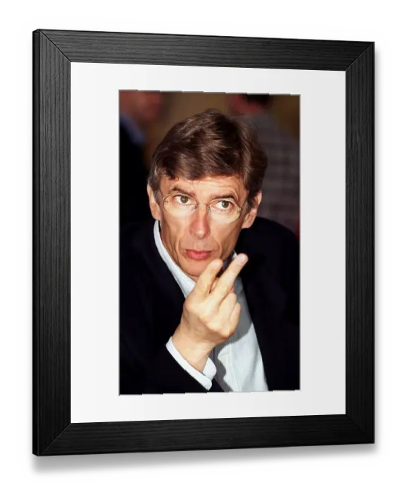 Framed Print : Arsene Wenger new Arsenal manager October 1996 mdtgu2 Framed Print : Arsene Wenger new Arsenal manager October 1996 mdtgu2
