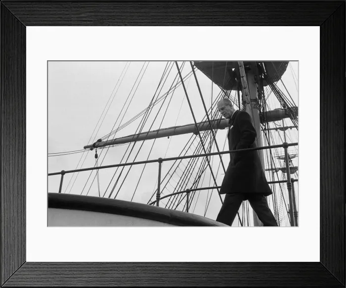 Framed Print : Prince Philip, Duke of Edinburgh, visiting HMS Warrior, Hartlepool, County Durham Framed Print : Prince Philip, Duke of Edinburgh, visiting HMS Warrior, Hartlepool, County Durham