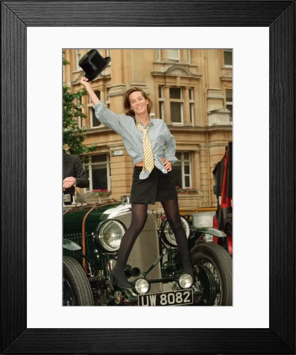 Framed Print : Tara Palmer Tomkinson - model and socialite and god daughter of Prince Charles Framed Print : Tara Palmer Tomkinson - model and socialite and god daughter of Prince Charles