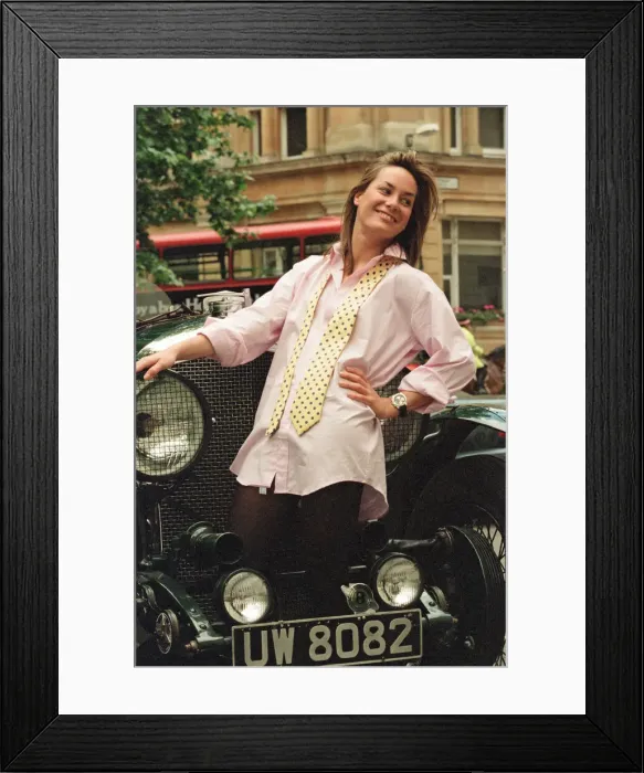 Framed Print : Tara Palmer Tomkinson - model and socialite and god daughter of Prince Charles Framed Print : Tara Palmer Tomkinson - model and socialite and god daughter of Prince Charles