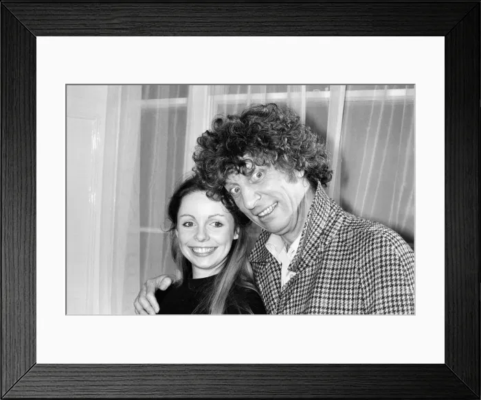 Framed Print : Tom Baker, Doctor Who in the popular BBC series, has announced his engagement to Lalla Framed Print : Tom Baker, Doctor Who in the popular BBC series, has announced his engagement to Lalla