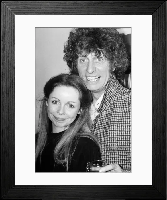 Framed Print : Tom Baker, Doctor Who in the popular BBC series, has announced his engagement to Lalla Framed Print : Tom Baker, Doctor Who in the popular BBC series, has announced his engagement to Lalla