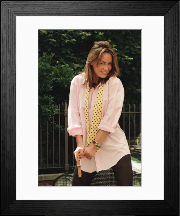 Framed Print : Tara Palmer Tomkinson - model and socialite and god daughter of Prince Charles Framed Print : Tara Palmer Tomkinson - model and socialite and god daughter of Prince Charles