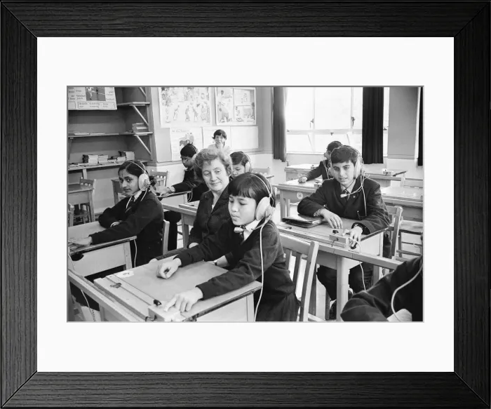 Framed Print : Schoolchildren in Language Class at Pestalozzi Village for Children in Sedlescombe Framed Print : Schoolchildren in Language Class at Pestalozzi Village for Children in Sedlescombe