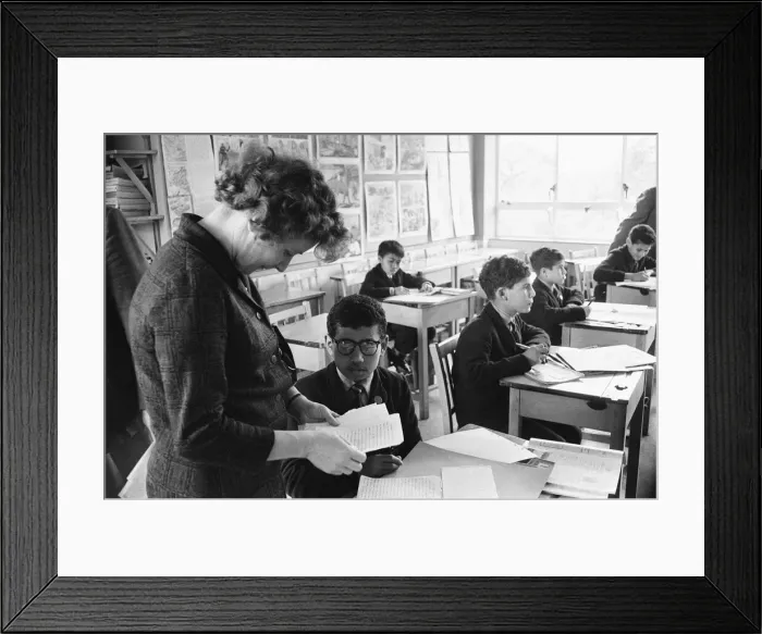Framed Print : Schoolchildren in Language Class at Pestalozzi Village for Children in Sedlescombe Framed Print : Schoolchildren in Language Class at Pestalozzi Village for Children in Sedlescombe