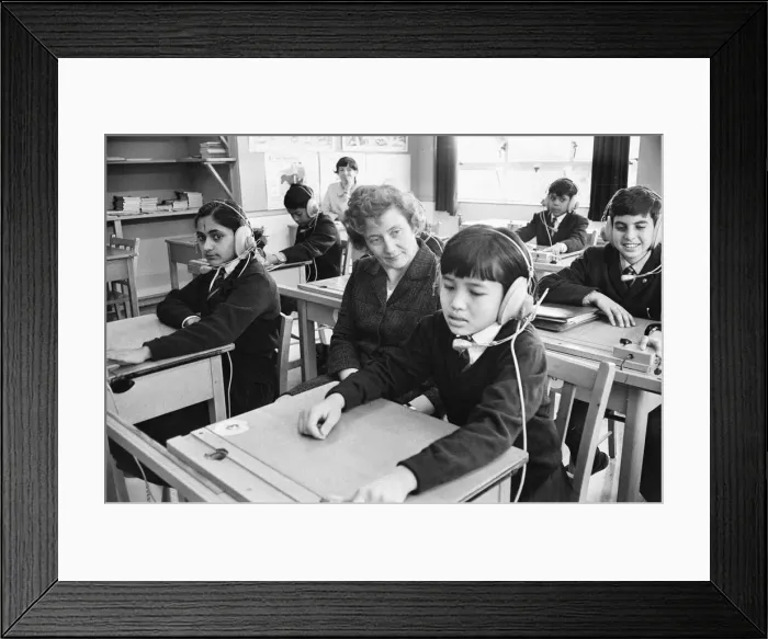 Framed Print : Schoolchildren in Language Class at Pestalozzi Village for Children in Sedlescombe Framed Print : Schoolchildren in Language Class at Pestalozzi Village for Children in Sedlescombe