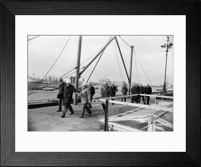 Framed Print : Prince Philip, Duke of Edinburgh, in Hartlepool to visit HMS Warrior Framed Print : Prince Philip, Duke of Edinburgh, in Hartlepool to visit HMS Warrior