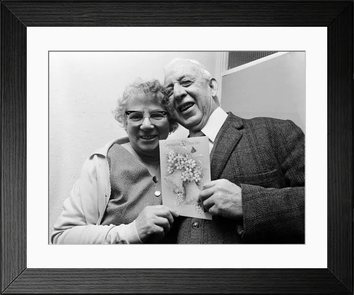 Framed Print : Fifty years a valentine, Middlesbrough, North Yorkshire. 1975 Framed Print : Fifty years a valentine, Middlesbrough, North Yorkshire. 1975