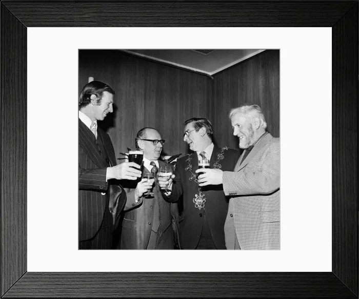 Framed Print : Opening of Olympia Club. 1976 Framed Print : Opening of Olympia Club. 1976