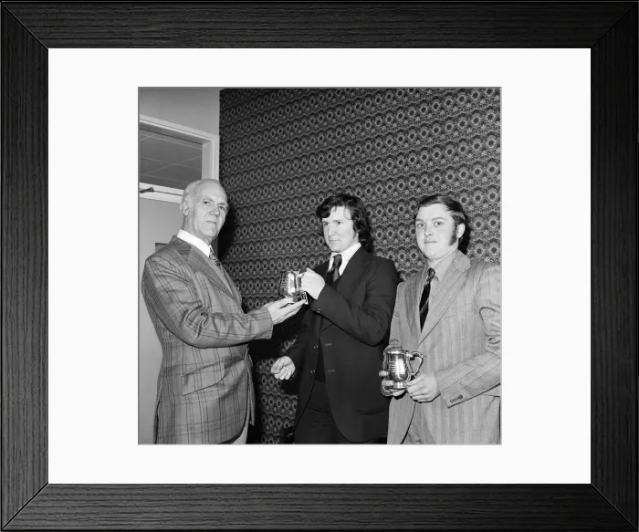 Framed Print : Top apprentices get awards. 1976 Framed Print : Top apprentices get awards. 1976
