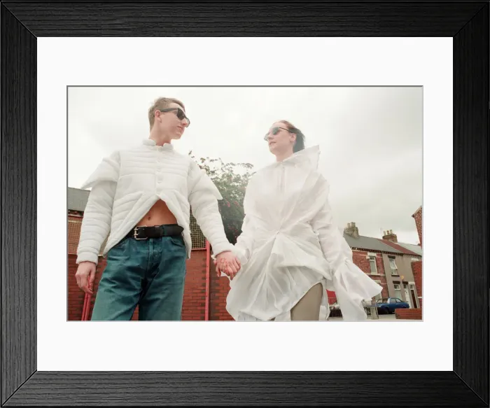 Framed Print : Cleveland College of Art and Design, Fashion Show Preview, 8th June 1995