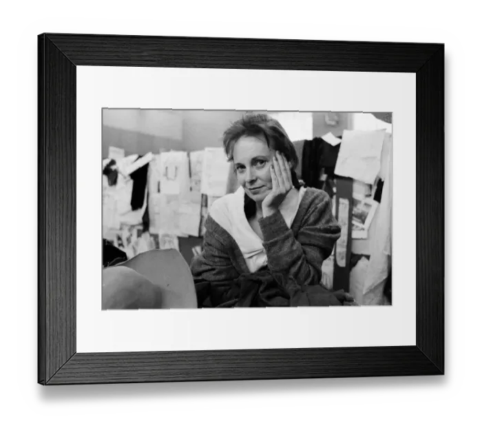 Framed Print : British fashion designer Vivienne Westwood. 28th April 1983
