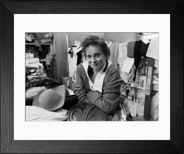 Framed Print : British fashion designer Vivienne Westwood. 28th April 1983