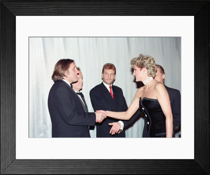 Framed Print : Princess Diana, HRH The Princess of Wales, attends the Royal Gala Premiere of