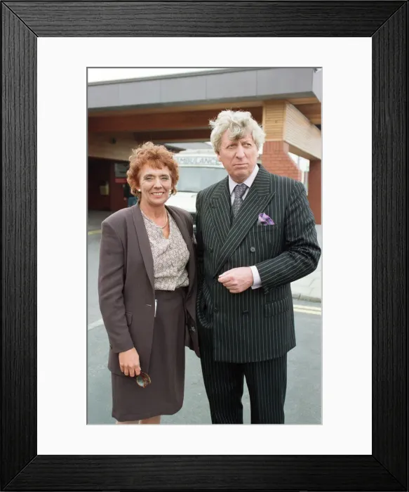Framed Print : Sue Johnston and Tom Baker attend a photocall for ITV series Medics Framed Print : Sue Johnston and Tom Baker attend a photocall for ITV series Medics