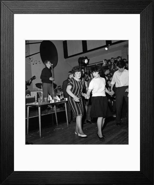 Framed Print : Young people taking part in a twisting dance competition. 11th February 1962 Framed Print : Young people taking part in a twisting dance competition. 11th February 1962