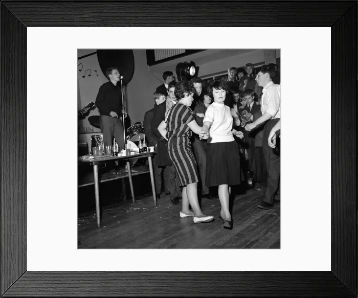 Framed Print : Young people taking part in a twisting dance competition. 11th February 1962 Framed Print : Young people taking part in a twisting dance competition. 11th February 1962