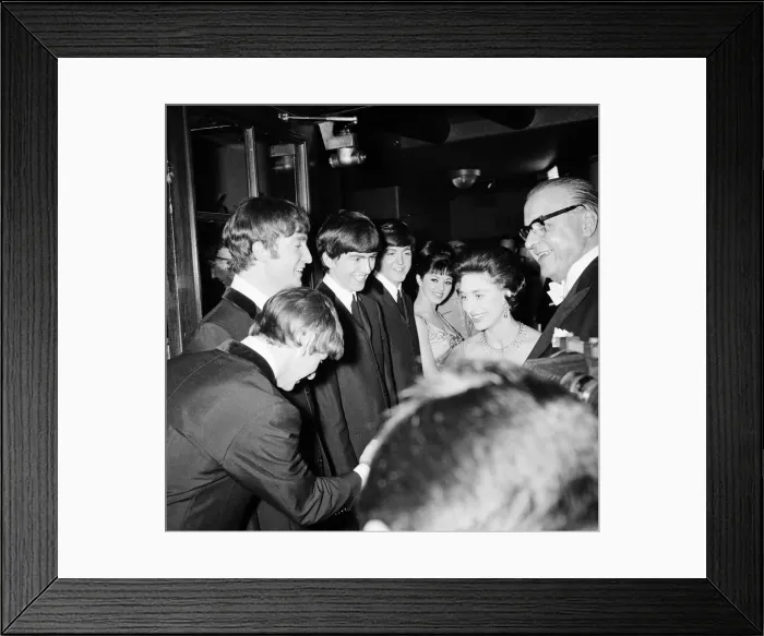 Framed Print : The Royal Variety Performance 4th November 1963 Princess Margaret is Framed Print : The Royal Variety Performance 4th November 1963 Princess Margaret is