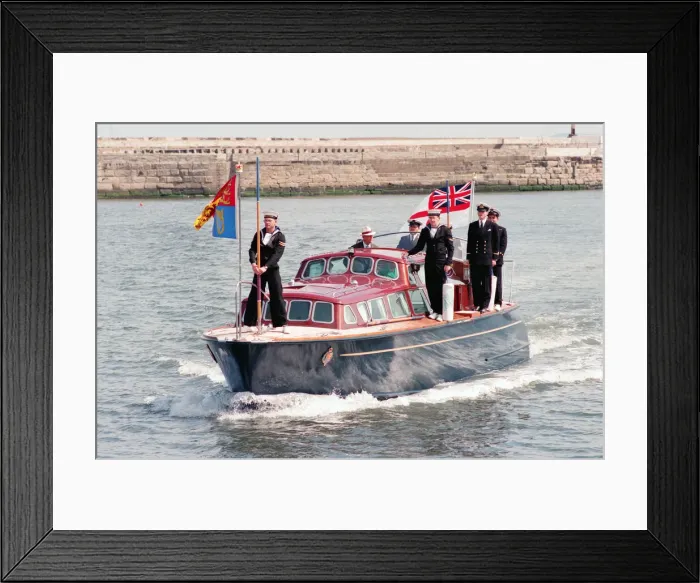 Framed Print : Queen Elizabeth II and Prince Philip visiting Hartlepool Marina. 18th May 1993 Framed Print : Queen Elizabeth II and Prince Philip visiting Hartlepool Marina. 18th May 1993