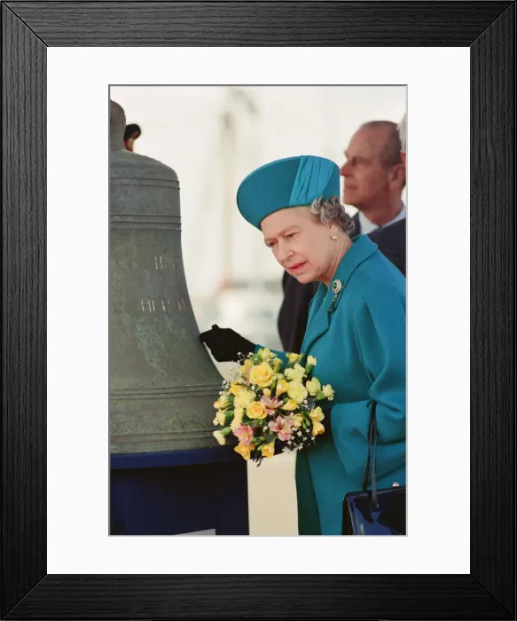 Framed Print : Queen Elizabeth II and Prince Philip visiting Hartlepool Marina. 18th May 1993 Framed Print : Queen Elizabeth II and Prince Philip visiting Hartlepool Marina. 18th May 1993