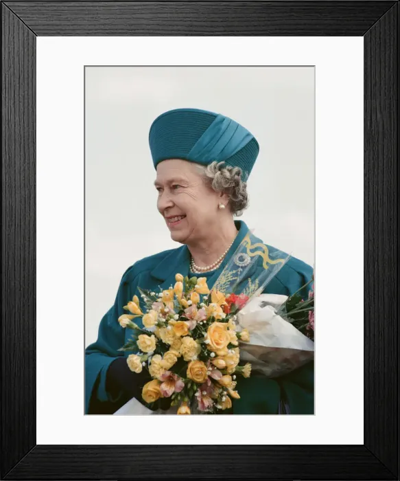 Framed Print : Queen Elizabeth II and Prince Philip visiting Hartlepool Marina. 18th May 1993