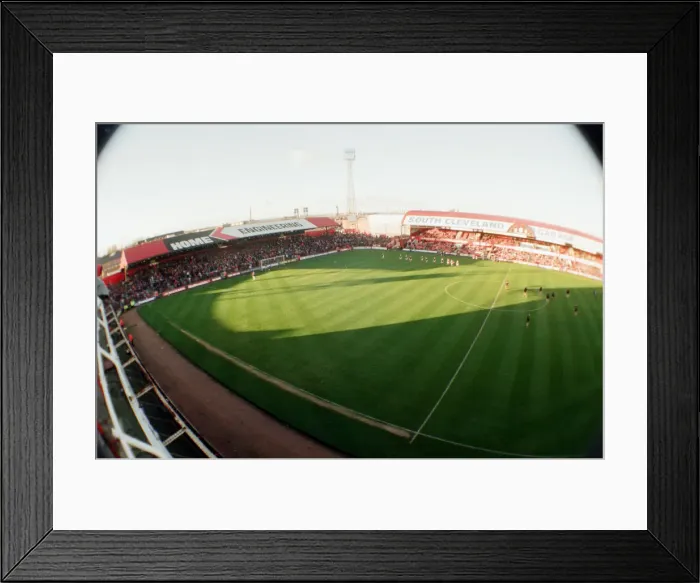 Framed Print : Middlesbrough 1-0 Wolverhampton Wanderers at Ayresome Park. 20th November 1994