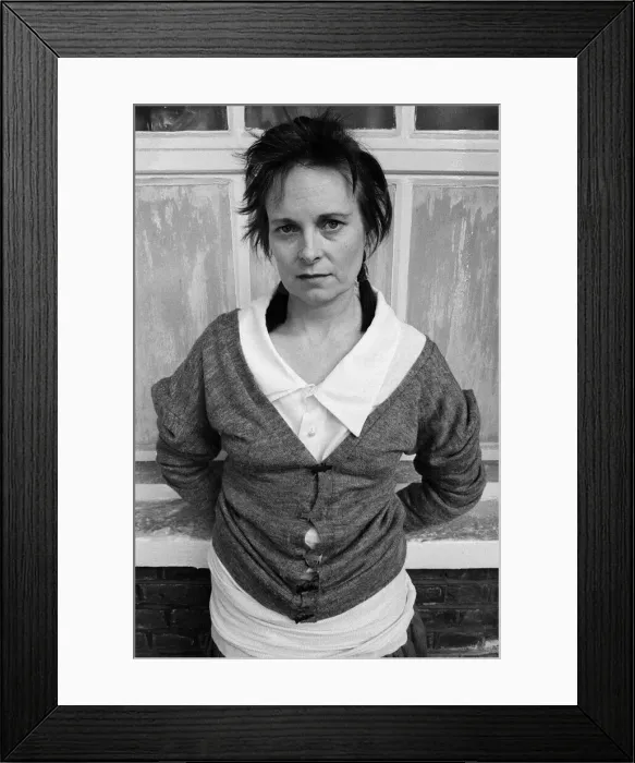 Framed Print : British fashion designer Vivienne Westwood. 28th April 1983 Framed Print : British fashion designer Vivienne Westwood. 28th April 1983
