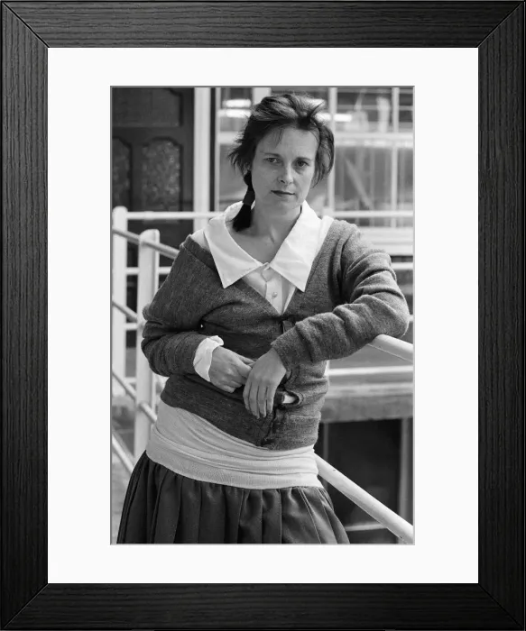 Framed Print : British fashion designer Vivienne Westwood. 28th April 1983 Framed Print : British fashion designer Vivienne Westwood. 28th April 1983