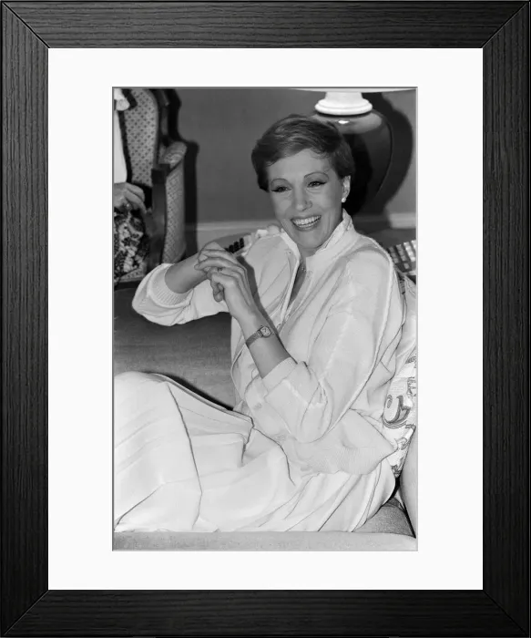 Framed Print : Actress Julie Andrews. 15th June 1981 Framed Print : Actress Julie Andrews. 15th June 1981
