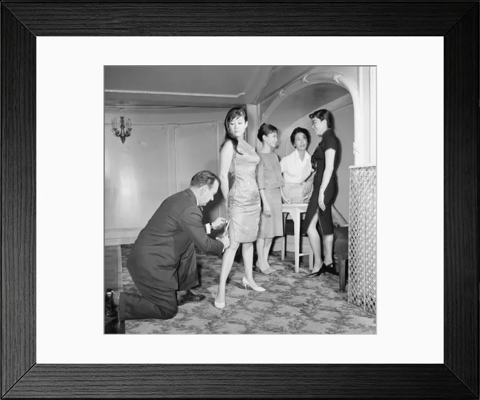 Framed Print : Tsai Chin, actress and lead in West End musical play The World of Suzie Wong