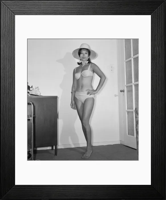Framed Print : Tsai Chin, actress and lead in West End play The World of Suzie Wong