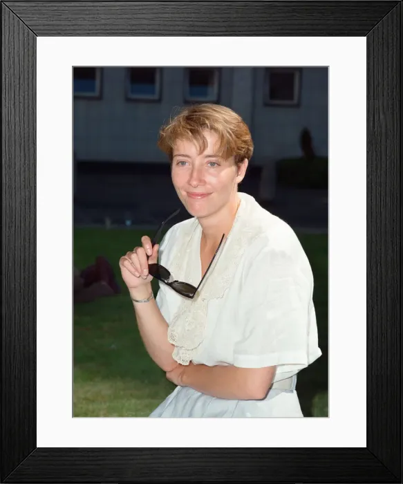 Framed Print : Emma Thompson. 16th August 1988 Framed Print : Emma Thompson. 16th August 1988
