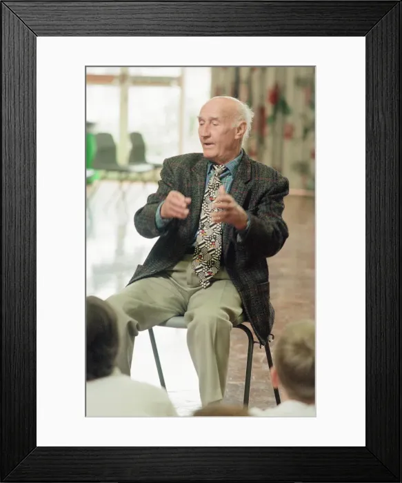 Framed Print : Johnny Hutch, veteran acrobat, actor and producer returns to his native Middlesbrough to Framed Print : Johnny Hutch, veteran acrobat, actor and producer returns to his native Middlesbrough to