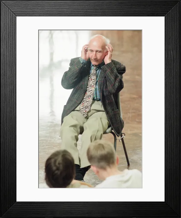 Framed Print : Johnny Hutch, veteran acrobat, actor and producer returns to his native Middlesbrough to