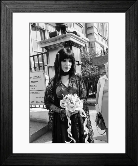 Framed Print : Punk rock wedding at Acton Town Hall of The Damned frontman Dave Vanian, 20 Framed Print : Punk rock wedding at Acton Town Hall of The Damned frontman Dave Vanian, 20