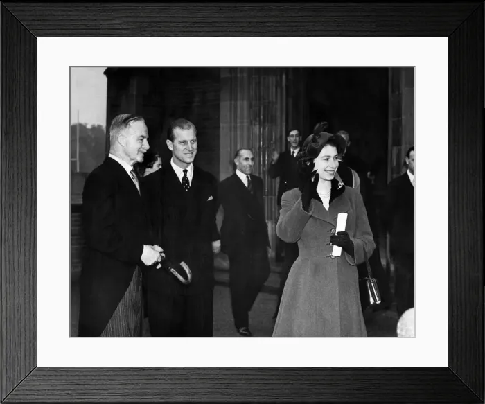 Framed Print : Queen Elizabeth II and Prince Philip visiting Birmingham, West Midlands Framed Print : Queen Elizabeth II and Prince Philip visiting Birmingham, West Midlands