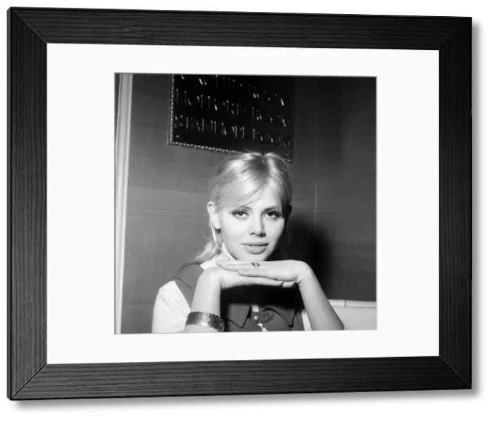 Framed Print : Actress Britt Ekland. 19th February 1964 Framed Print : Actress Britt Ekland. 19th February 1964