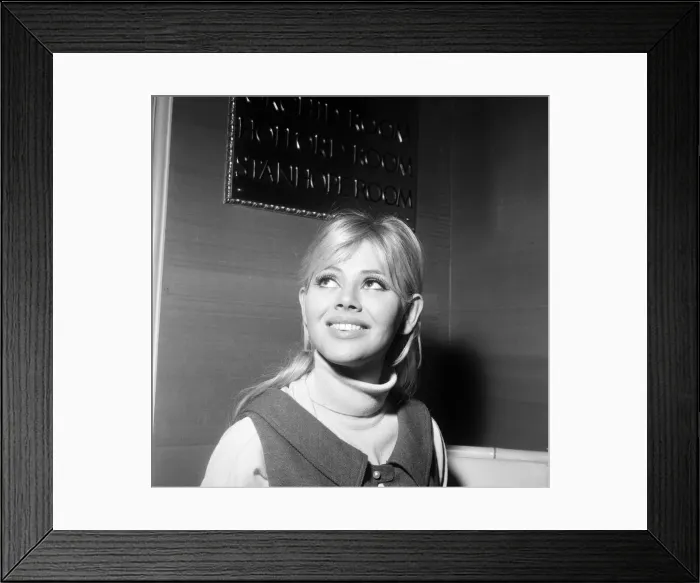 Framed Print : Actress Britt Ekland. 19th February 1964 Framed Print : Actress Britt Ekland. 19th February 1964