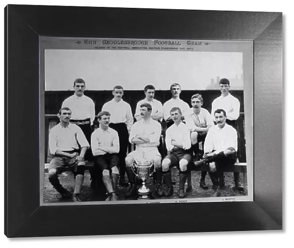 Middlesbrough Football Team 1894 - 95, winners of the FA Amateur Cup