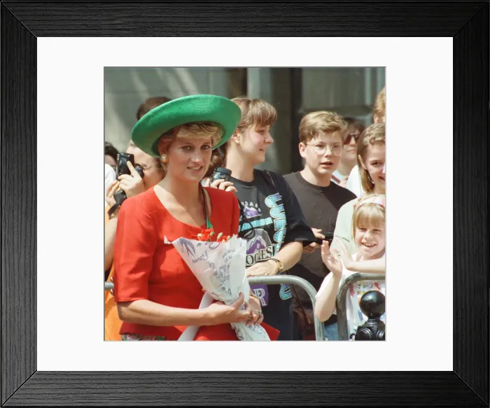 Framed Print : HRH The Princess of Wales, Princess Diana, at The Royal Academy of Music Graduation Framed Print : HRH The Princess of Wales, Princess Diana, at The Royal Academy of Music Graduation