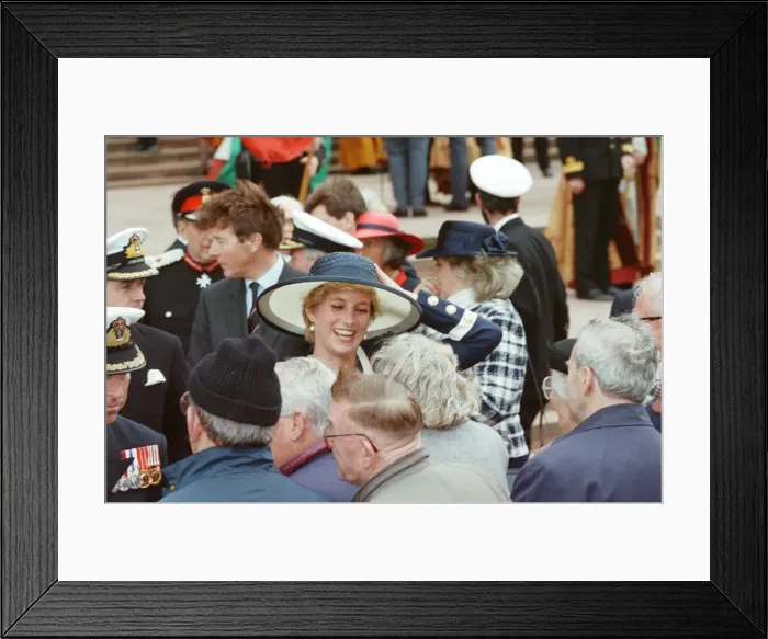 Framed Print : HRH The Princess of Wales, Princess Diana, and HRH The Prince of Wales Framed Print : HRH The Princess of Wales, Princess Diana, and HRH The Prince of Wales
