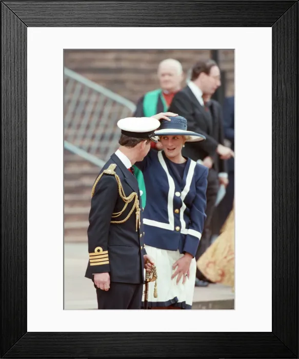 Framed Print : HRH The Princess of Wales, Princess Diana, and HRH The Prince of Wales Framed Print : HRH The Princess of Wales, Princess Diana, and HRH The Prince of Wales