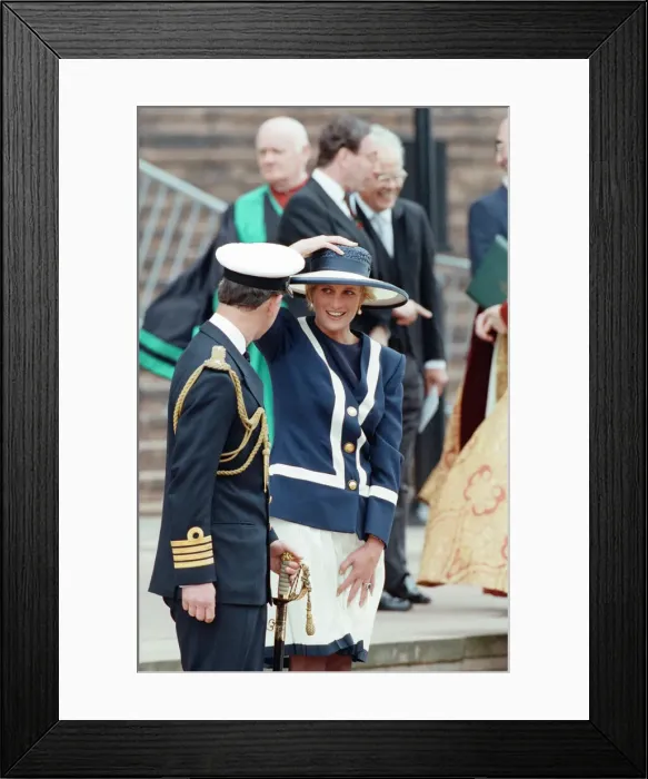 Framed Print : HRH The Princess of Wales, Princess Diana, and HRH The Prince of Wales Framed Print : HRH The Princess of Wales, Princess Diana, and HRH The Prince of Wales